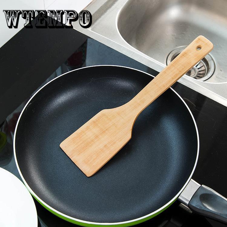 Brand Wok Bamboo Wood Spoon Holder Shovels Slotted Cooking Utensils Tool Kitchen