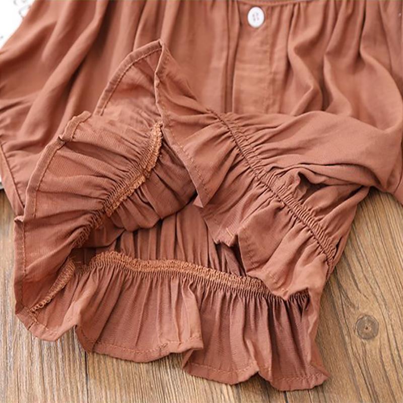 Girls' Suits Summer Children's Girls Korean Version of Thin Solid Color Fashionable Short Sleeve Two-piece Suit