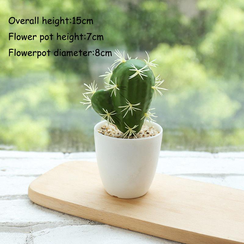 Fake Flower Creative Ornaments Simulation Flower Cactus Bonsai Simulation Succulents Dining Table Living Room Simulation Plant Potted Plants