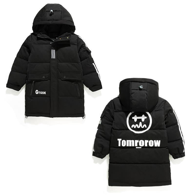 Boys Jackets Winter Down Coat  Boys Outerwear Clothing for Children Warm Coat Boys Hooded Jacket