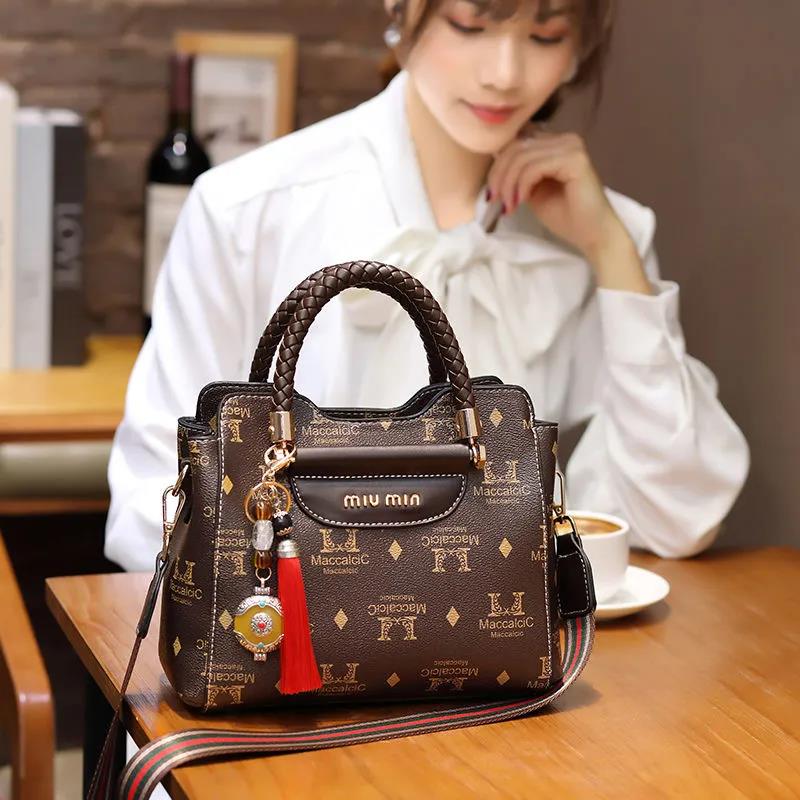 Luxury Top-Handle Bags PU Leather Handbags for Women Bags Large Capacity Crossbody Bag Personality European Style