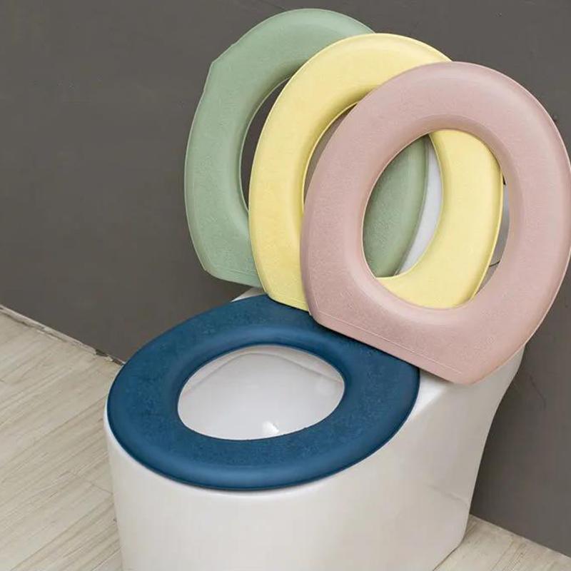 Universal Toilet Cushion Cover Waterproof and Warm Toilet Seat Cushion Household Paste Type Four Seasons Toilet Seat Toilet Seat