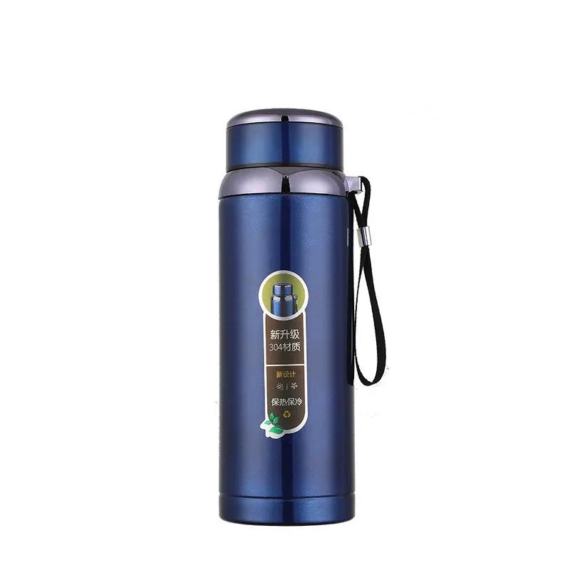 0.6/0.8/1/1.2/1.5L Stainless Steel Vacuum Flask Travel Sports Household Water Bottle Coffee Tea Water Bottle