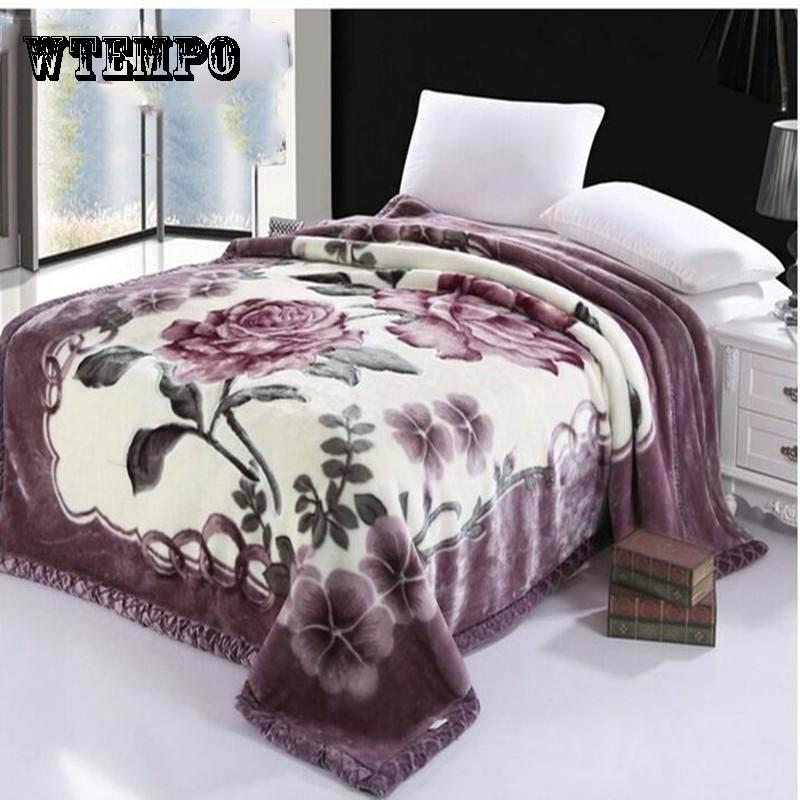 Wedding Blanket Fashion Cashmere Blanket Bedding Double Thick Blanket Winter Blanket