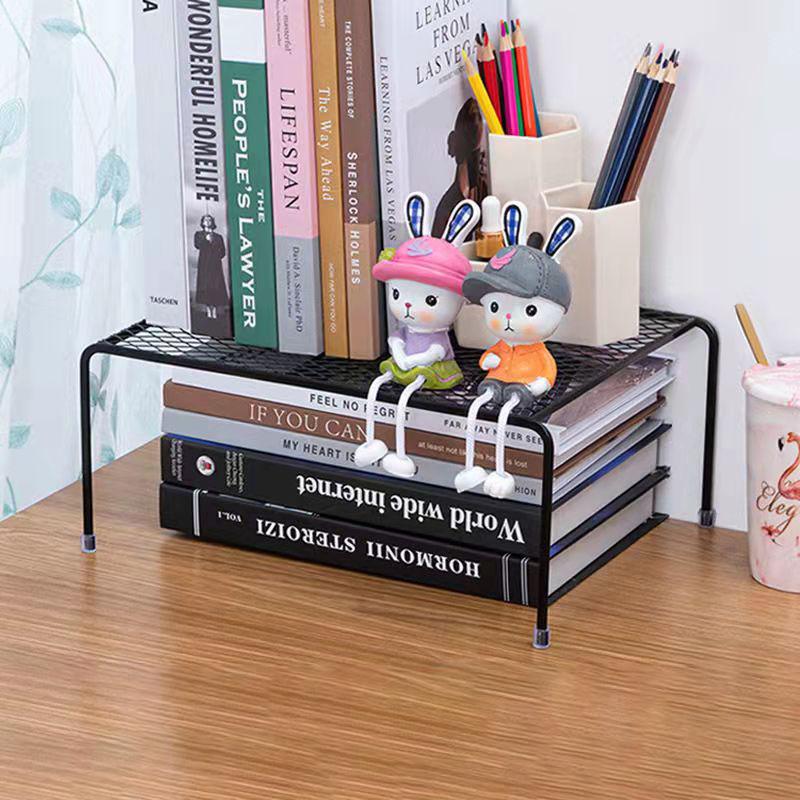 Tabletop Shelf Student Bookshelf Cosmetics Storage Rack Storage Rack Desk Heightening Rack Bedroom Finishing Rack Kitchen Drain Rack Home Organizer