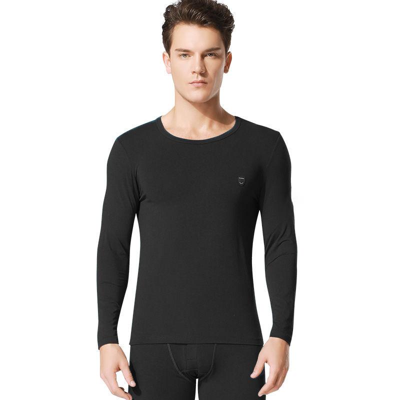 Men Winter Thermal Underwear Male Autumn Clothes Tight Suit Thicken Windproof Sport Long Sleeve High Elasticity Slim Tracksuit Wearable Versatile Warm