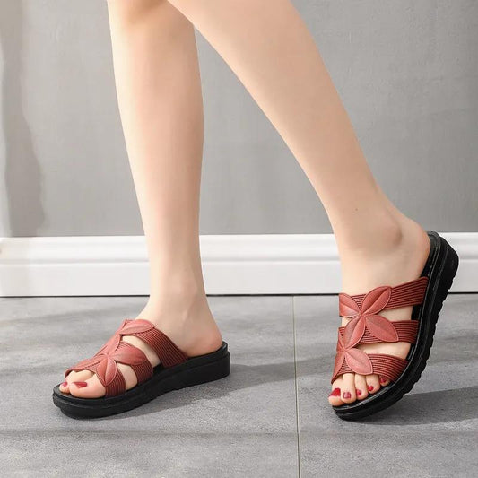 Women's Sandals Fashion Style Shoes Sandals Wedge Platform Female Shoes Flats Beach Sandals Lager Size