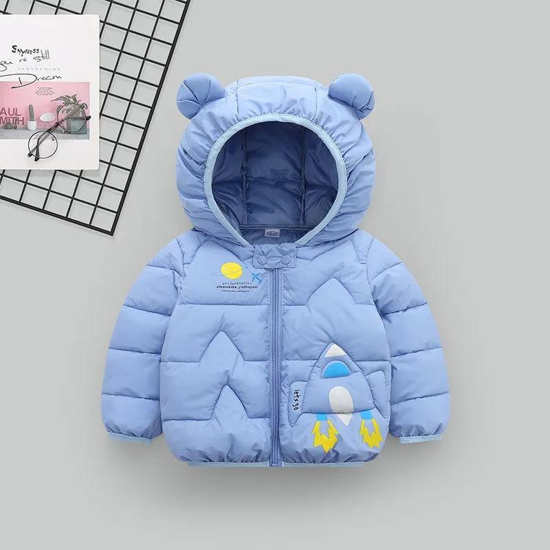 Children's Lightweight Down Padded Jacket Autumn and Winter Boys and Girls Padded Jacket Children's Padded Jacket Hooded Down Jacket