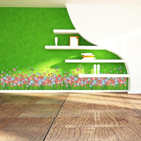 Baseboard wall stickers bedroom living room kindergarten children room corner stickers decorative