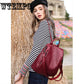 Women Backpack Leather School Bags for Teenager Girls Female Preppy Style Small Backpack