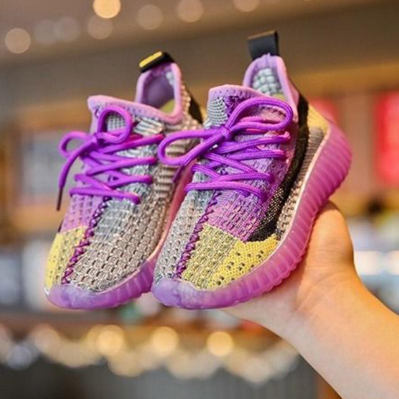 Child Mesh Sneakers Kids Low-top Running Basketball Shoes Non-slip Comfortable Breathable Boy Shoes