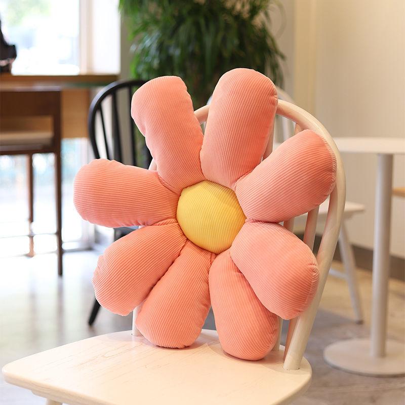 Petals Zipper Cute Doll Lovely Flower Pillow Soft Pillow Plush Toy Bed Sleeping Pillow Kids Doll Gift