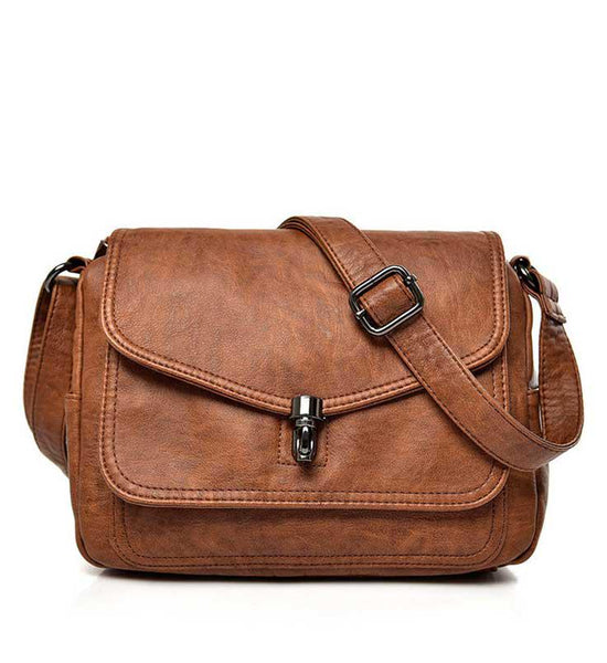 Brand High Quality Genuine Leather Handbags Crossbody Woman Messenger Bags Real Cowhide Ladies