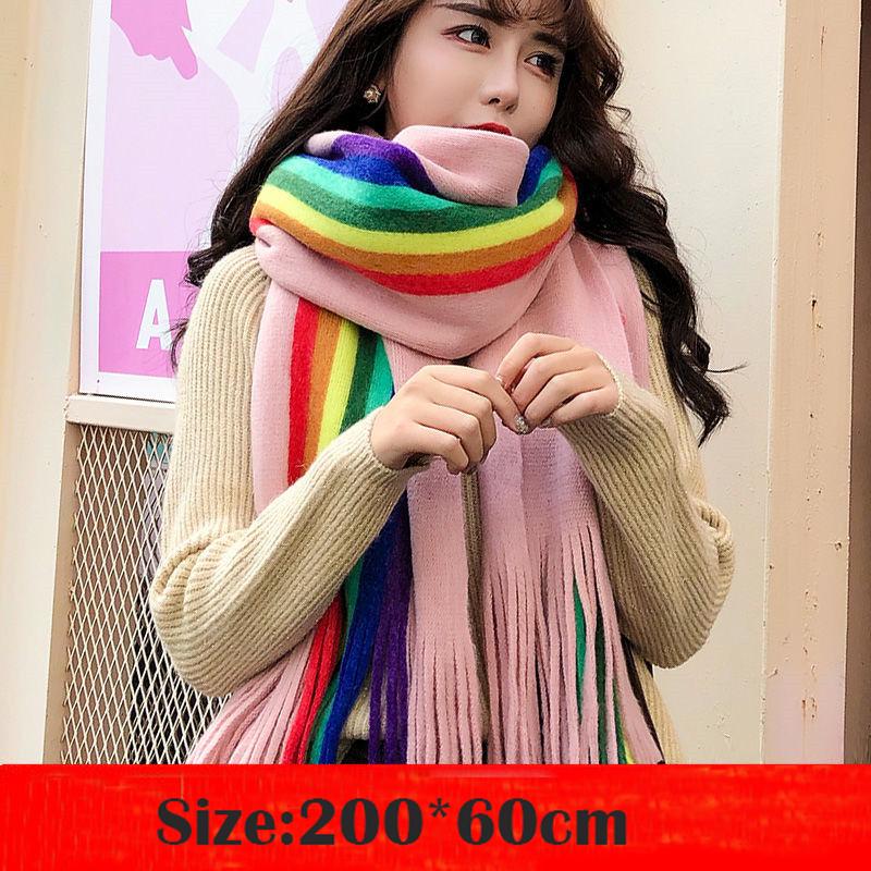 Cotton Scarf Women Winter Linen + Cotton Pashmina Scarf Solid Multi-purpose All-match Shawl Long Scarf