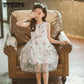 Formal Dress Infant Baby Baby Girl Kids Princess Party Tutu Bow Floral Petal Lace Tulle