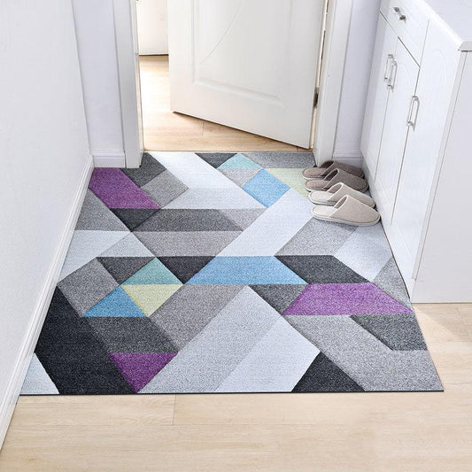 Home Door-to-door Carpet Mat Nordic Style Door Mat  Living Room Non-slip Absorbent Pad