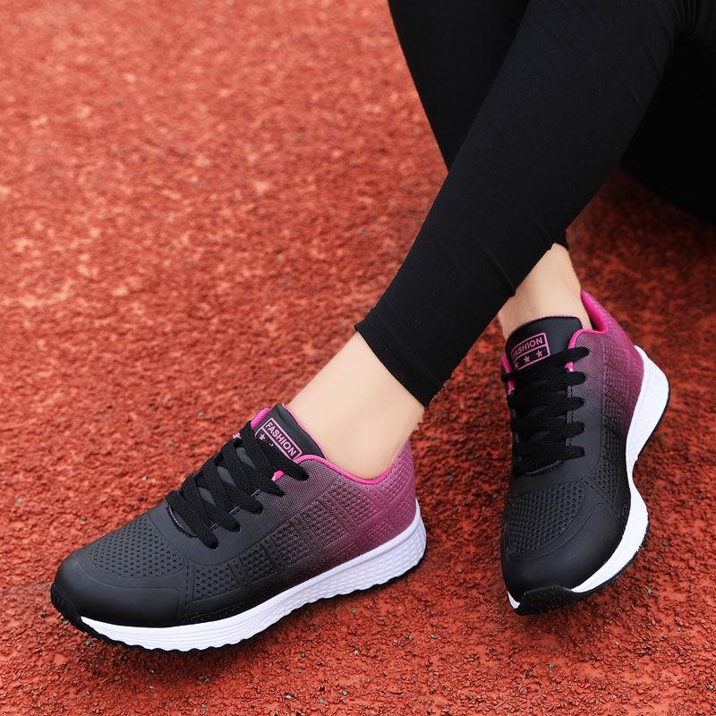 Mesh Light Sneakers Women Shoes knitting Spring Summer Breathable Running Shoes for Women