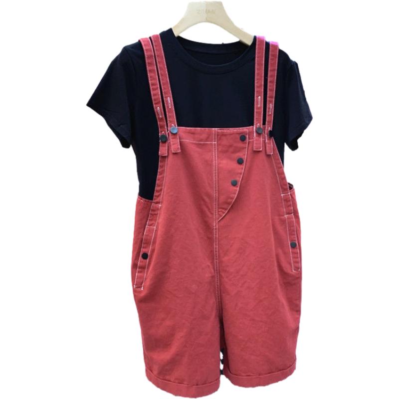 WTEMPO Summer Denim Jumpsuit Woman Jeans Long Romper Pants Zipper Pockets Sleeveless Adjusted Overalls Jeans