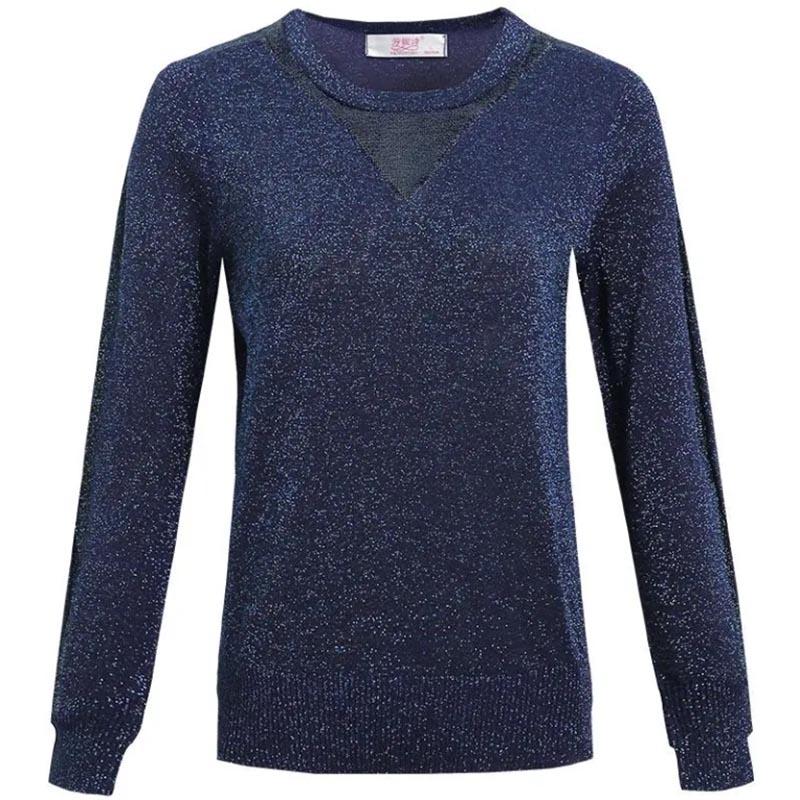 Women's Knitted Tops Loose Sweaters Inner Bottoming Shirts Outer Wear Large Size Mother's Wear