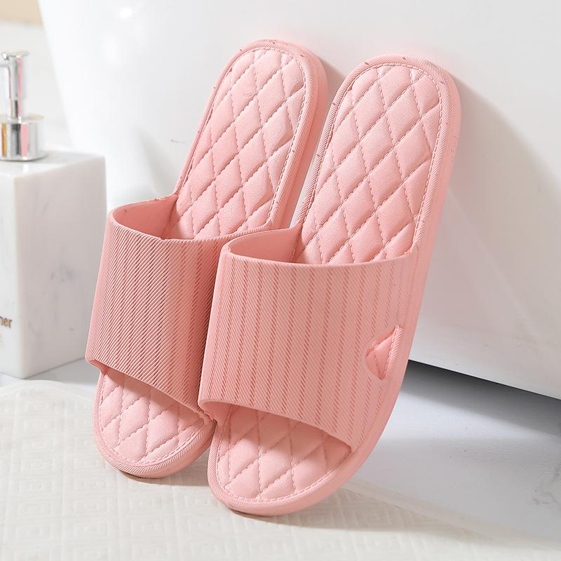 European-style Simple Soft Bottom Men's and Women's Slippers Home Indoor Sandals Couple Bathroom Non-slip Wear-resistant Slippers