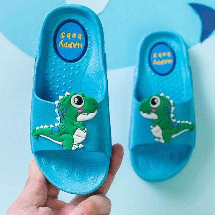 Kids Slippers Children's Dinosaur Slippers Summer Boys Girls Indoor Household Casual Shower Antiskid Cool Slippers