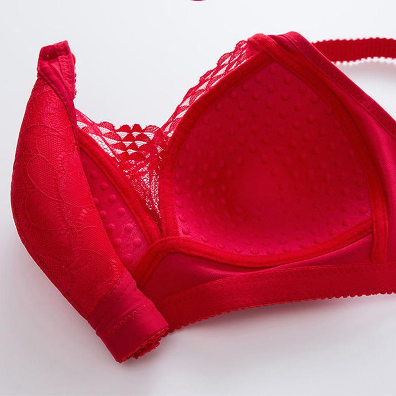 Large Size Thin No Steel Ring Gathered Bra Breast-receiving Anti-sagging Women's Underwear Bra