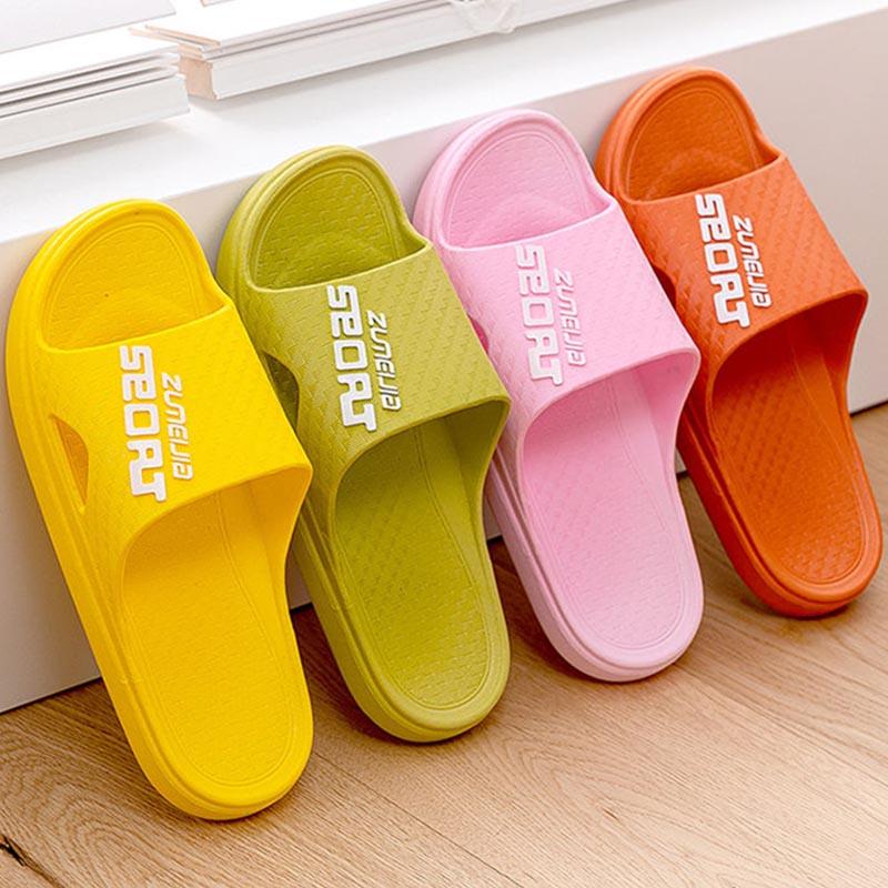 Slippers Ladies Summer Fashion Thick Bottom Increased Wear-resistant Non-slip Soft Bottom Feces Sandals and Slippers