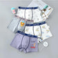 Boy Panties Boys Boxer Underwear for Kids Striped Cartoon Underpanties Bottoms Boys Clothes for 6 8 10 12 14 Years Old