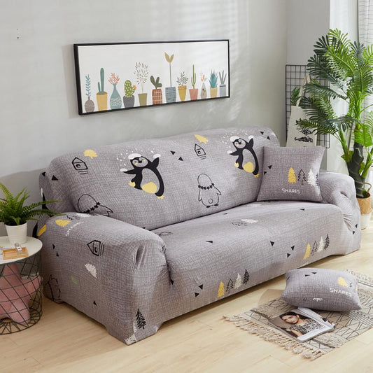 Printing Bird Sofa Bed Cover Folding Ling Chair Seat Slipcovers Stretch Covers Couch Protector