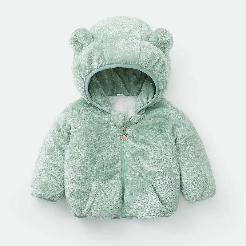 Children's Cotton Clothes for Infants and Young Children In Winter Plus Velvet Thickening for Boys and Girls To Keep Warm Top Jacket