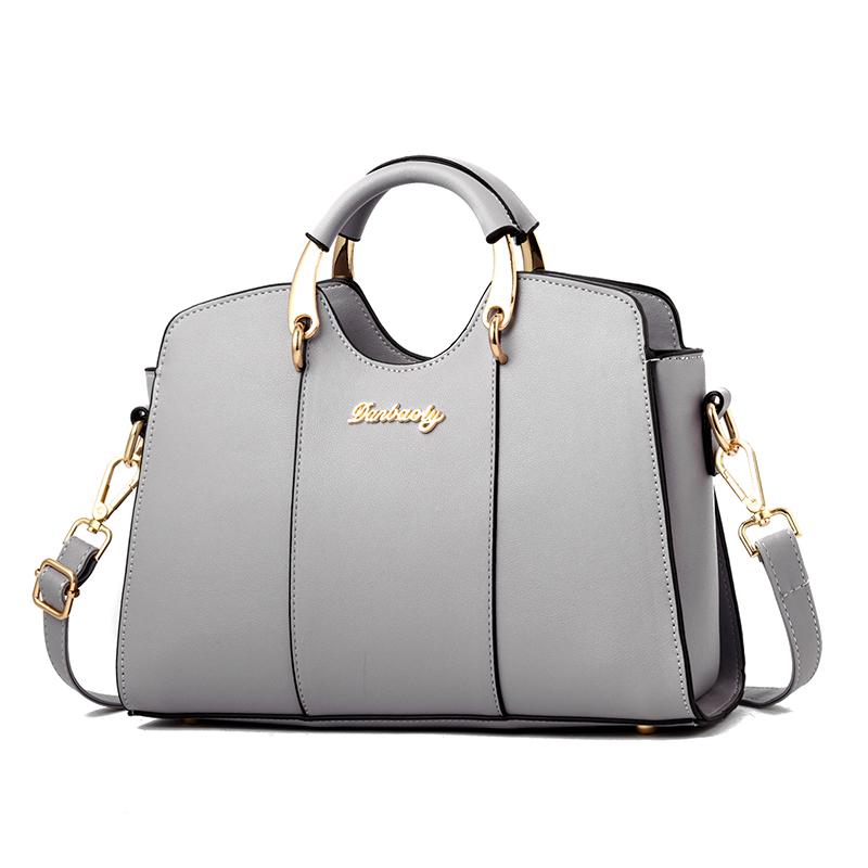 Female Bag  Leather Fashionable Shoulder Hand Female Bag Euramerican Style Atmosphere Lady Bag