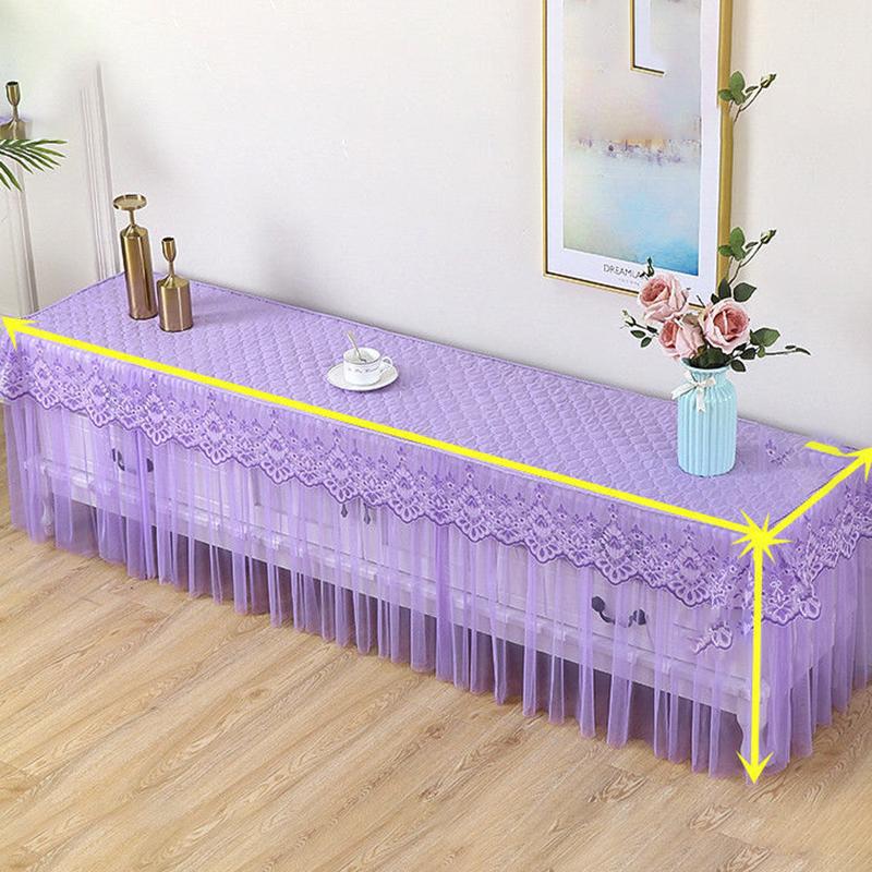 Thickened Bedside Table Cover Lace Fabric Floor-to-ceiling Dust Cover Bedroom Bedside Table Cover Cover Multi-purpose Universal Cover Towel