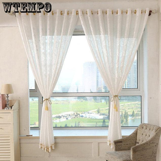 Simple Curtains Living Room Bedroom Shade Engineering Curtains Finished Curtain