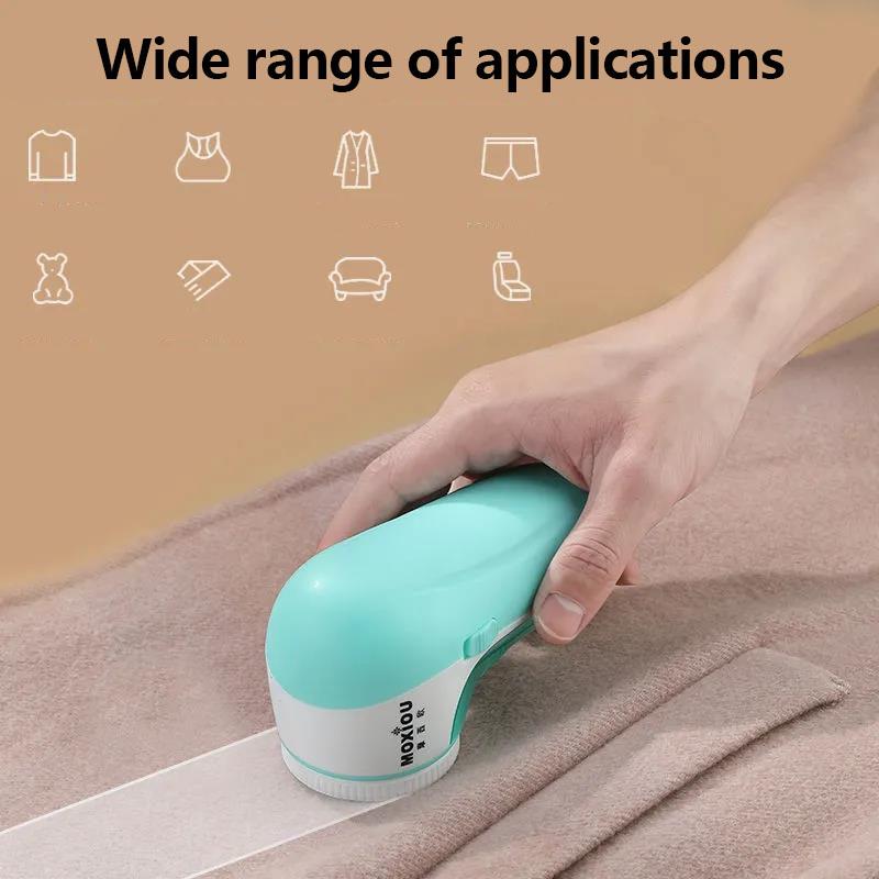 Electric Sofa Hairball Trimmer with 3 Blades Lint Remover USB Rechargeable Household Epilator Portable Stripper