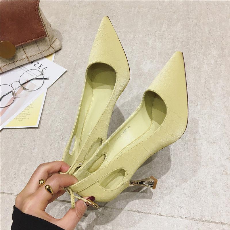 Pointed High Heels Stiletto Pumps Women's Shoes Spring Ladies Temperament All-match Professional Four Seasons Single Shoes