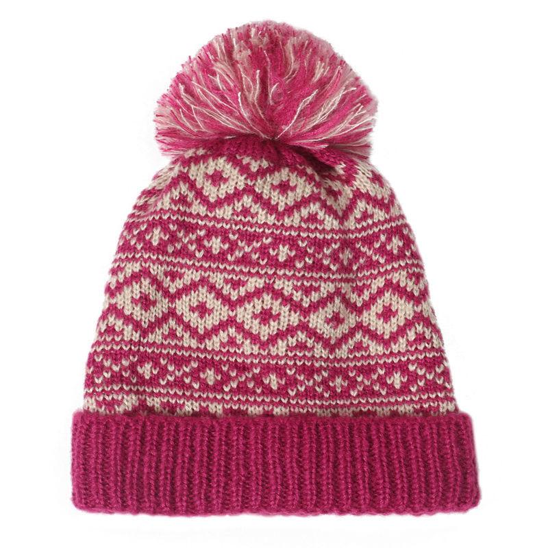 Winter Hat Ladies Casual All-match Woolen Hat Boys Knit Hat Outdoor Warm Hood