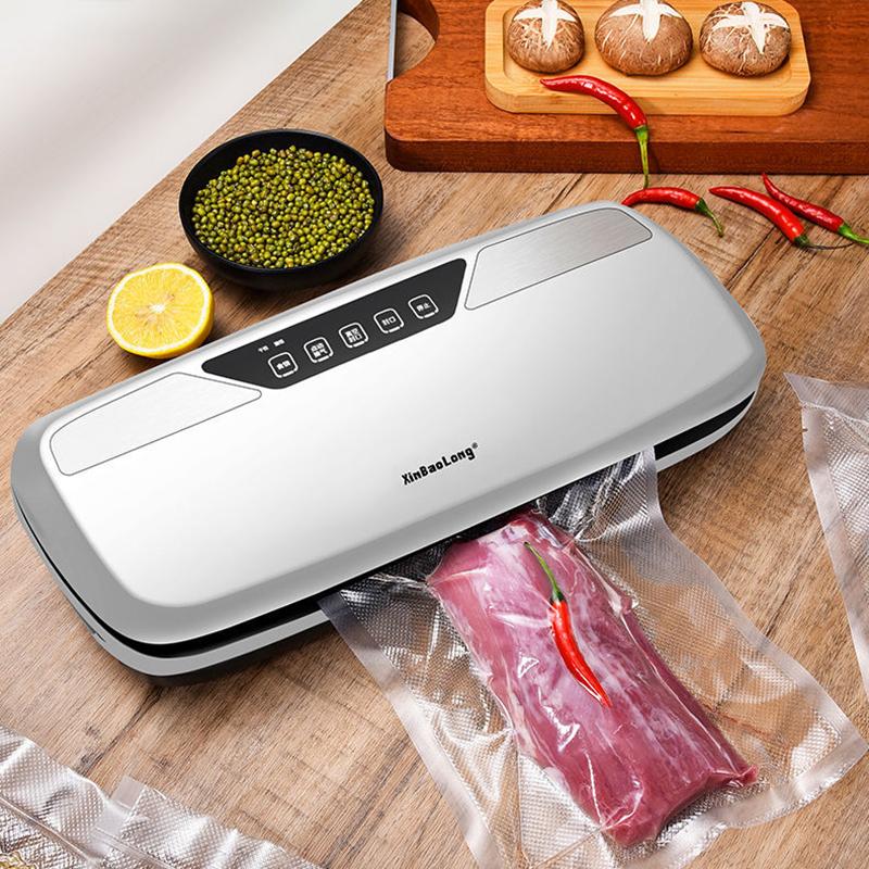 Best Food Vacuum Sealer  Automatic Commercial Household Food Vacuum Sealer Packaging Machine Include 10Pcs Bags Fresh-keeping