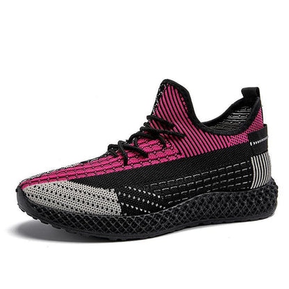 Fashion Trend Women All-match Student Sports Shoes Sports Shoes Flying Mesh Single Shoes Women's Casual