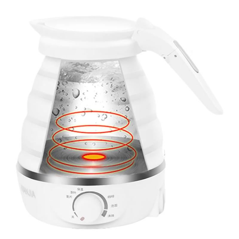 Travel Kettle Foldable Electric Kettle Portable Kettle for Business Trips Automatic Power-off and Heat Preservation Kettle