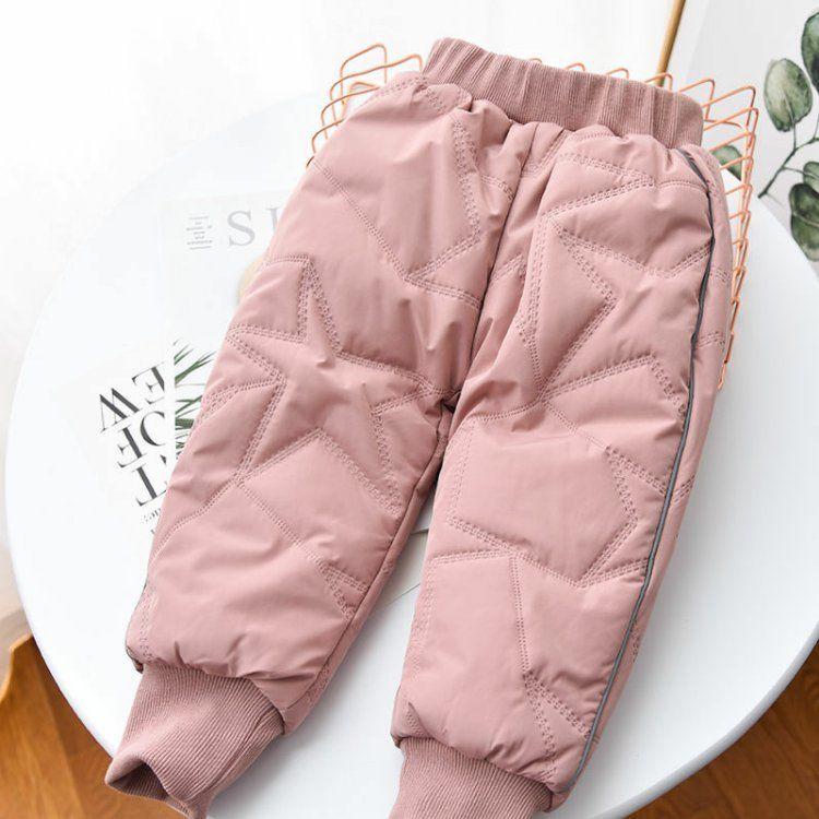 Outerwear Children's Cotton Trousers Warm Pants Extra-thick Warmth Boys' Long Trousers Plus Velvet Thick Cotton Trousers