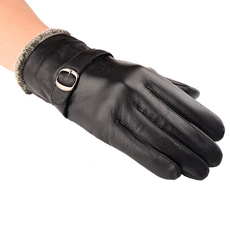 Windproof gloves Winter Warm Leather gloves Thick gloves Man fashion gloves Plush Cotton gloves