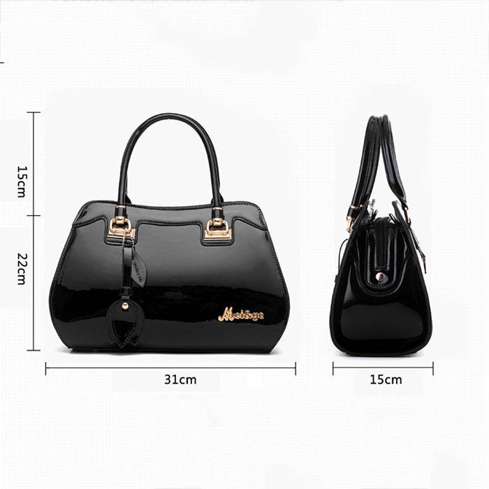 Fashion Luxury Handbags Women Bags High Quality Women Leather Handbags Patent Leather Ladies Tote