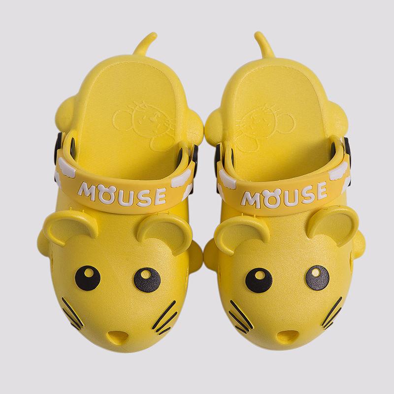 Children's Slippers Summer Cute Cartoon Students Non-slip Home Furnishings Small Medium and Big Children Soft Bottom Male Indoor Parent-child Slippers