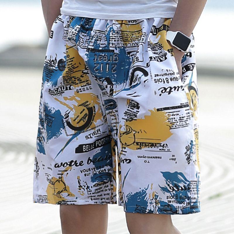 Men's Summer Sports and Leisure Five-point Shorts Summer Loose and Quick-drying Men's Beach Shorts