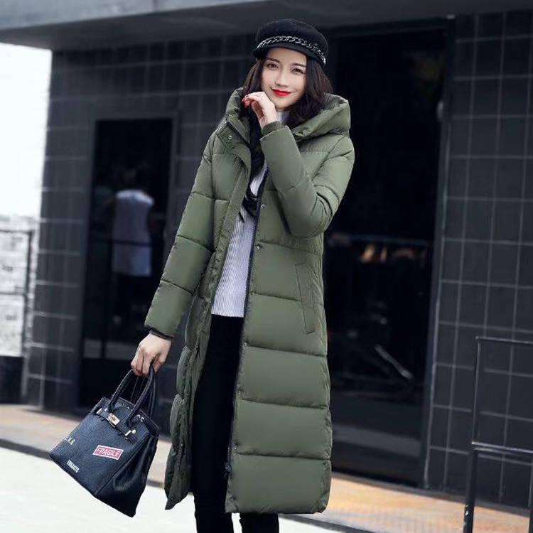 Women Winter Coat  Plus Size Hooded Fashion Warm Women's Down Jacket Biological-Down Elegant Parkas