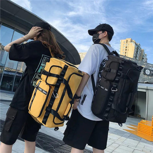 Men's Backpack Multifunctional Travel Bag Large Capacity Ladies Dry and Wet Separation Gym Bag Travel Duffel Bag