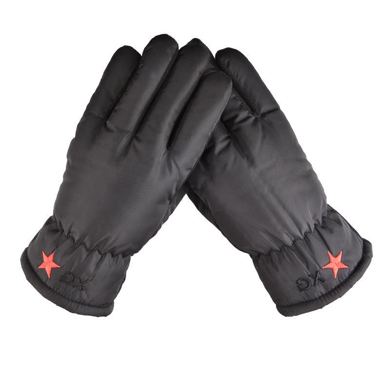 Winter Warm Leather gloves Thick gloves Man fashion gloves Plush Cotton gloves Windproof gloves