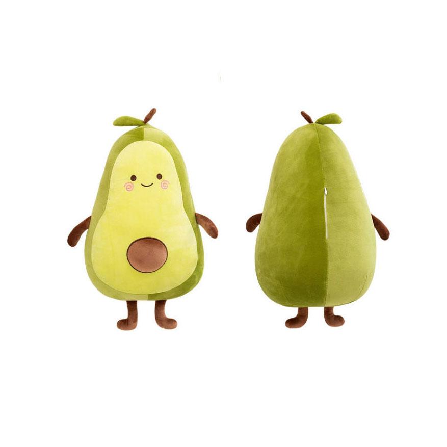 Cute Avocado Pillow Cute Plush Toy Sleeping Doll Super Soft Doll Kinds Birthday Gift  Lovely Fortune Gift