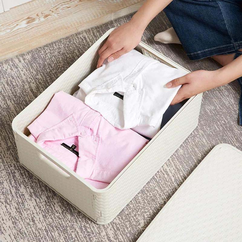 Foldable Storage Box Plastic Student Book Book Storage Box Household Item Finishing Storage Box