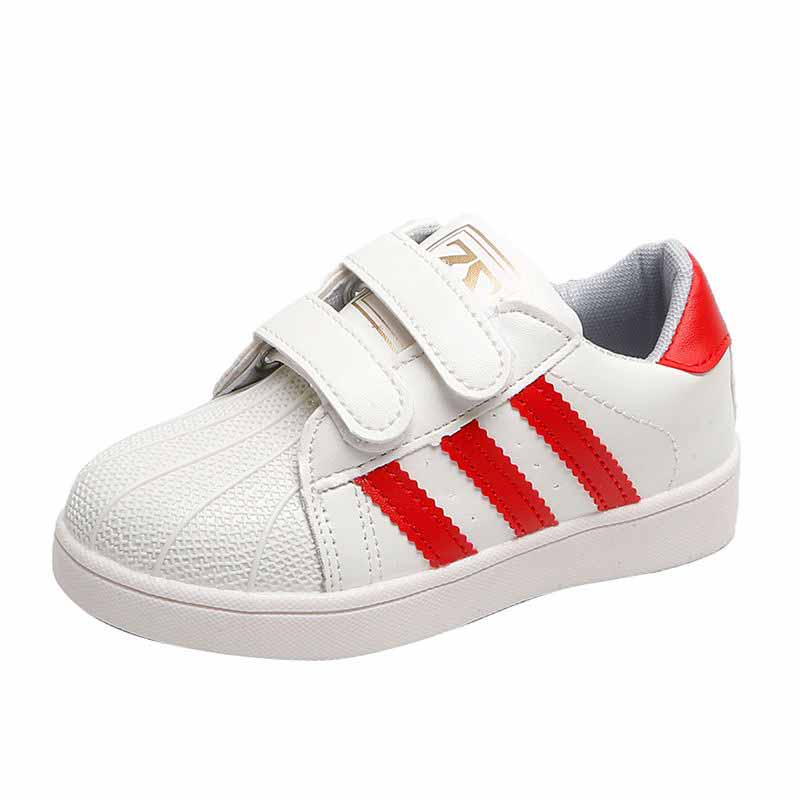 Size 21-36 Child Sneakers Sandals Kids Leather Breathable Wear-resistant Basketball Shoes Lightweight Running Shoes Comfortable Deodorant Skate Shoes